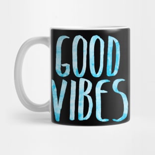 Good Vibes Blue Mug